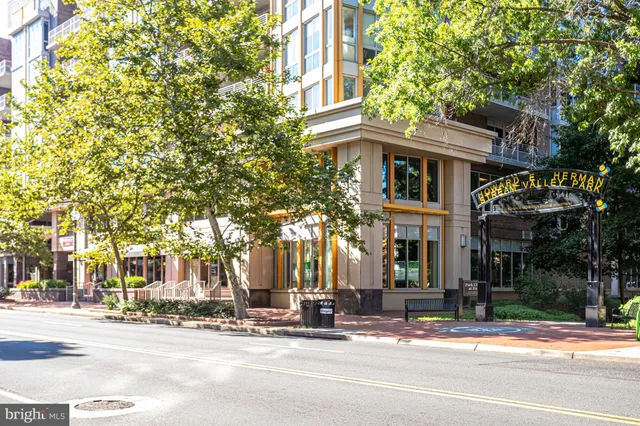 a view of a building with a window