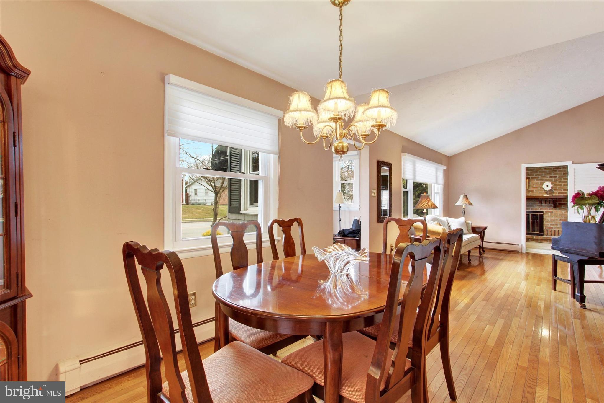 428 George Street Hanover, PA 17331 - Photo 12 of 43 a view of a dining room with furniture and wooden floor