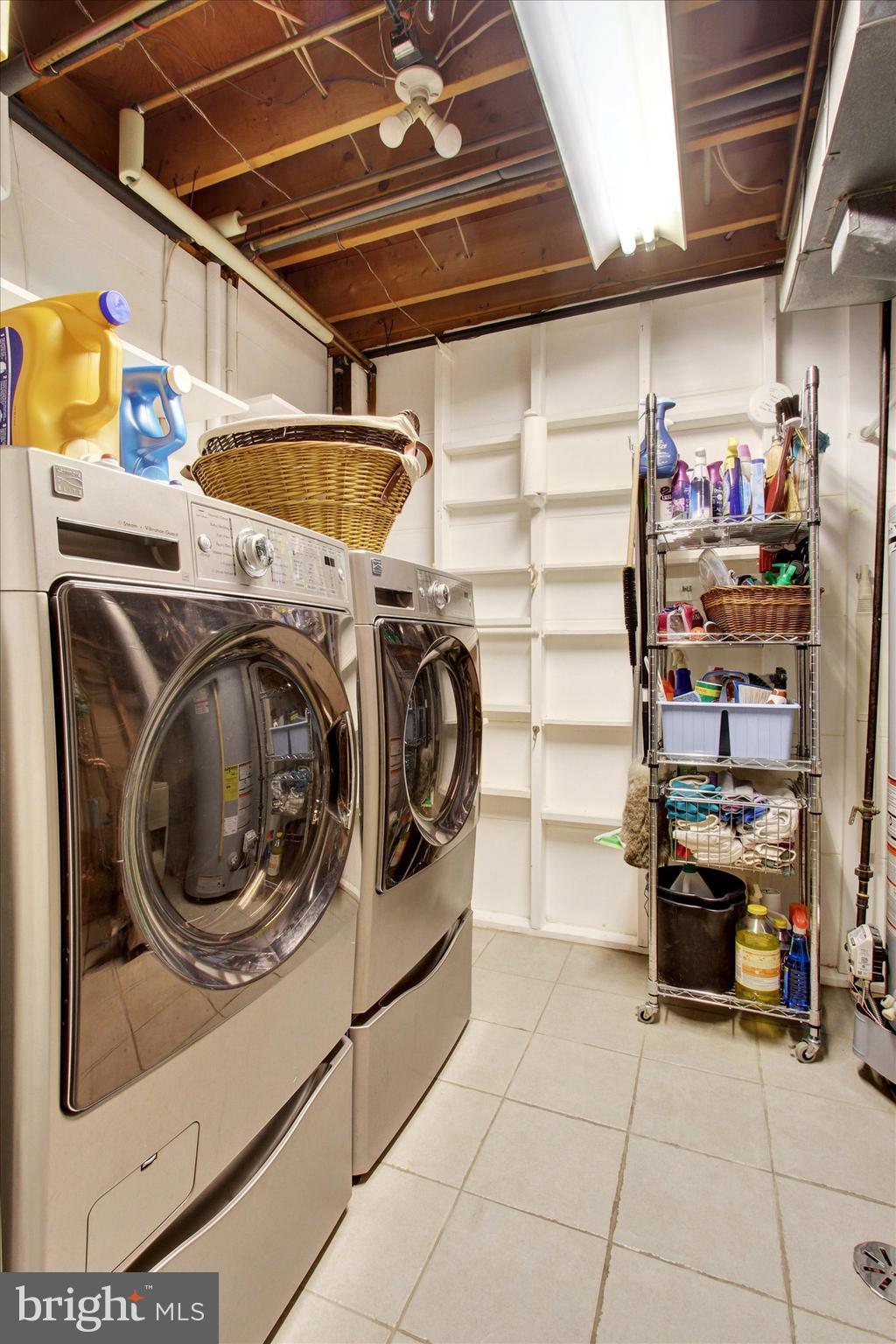 428 George Street Hanover, PA 17331 - Photo 32 of 43 a view of storage and utility room with washer and dryer