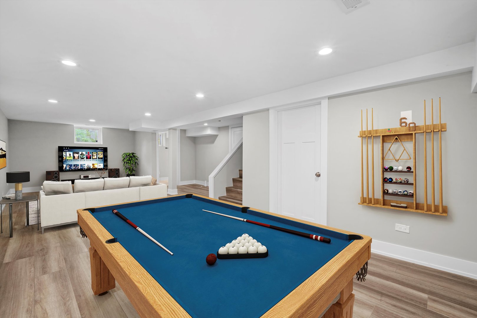 329 East Quincy Street Riverside, IL 60546 - Photo 29 of 39 a living room with pool table and a couch