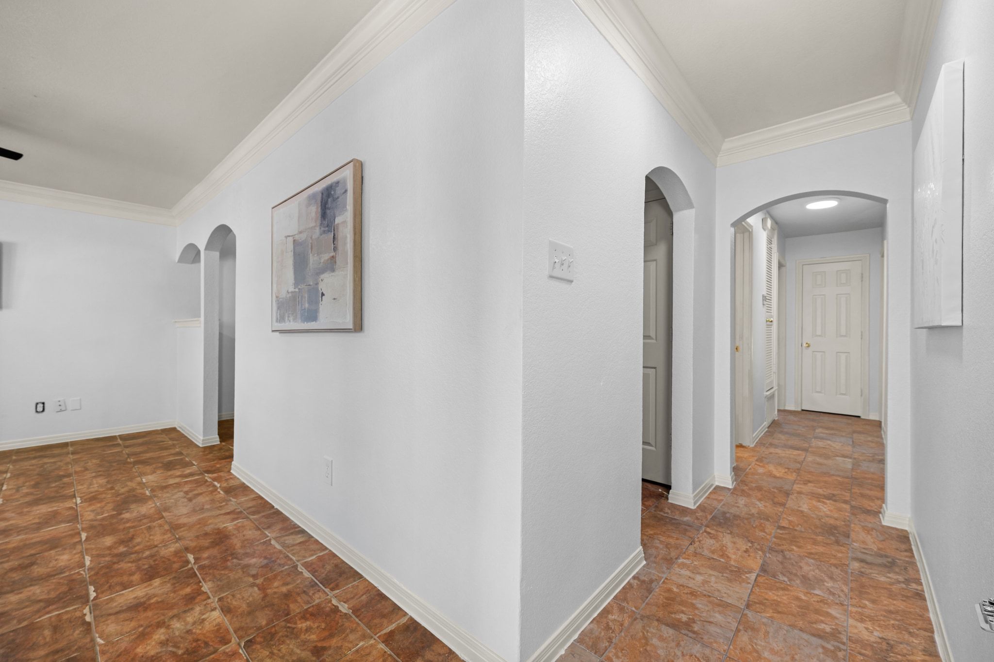 2321 Bendridge Trail Austin, TX 78744 - Photo 10 of 27 a view of a hallway with wooden floor and closet