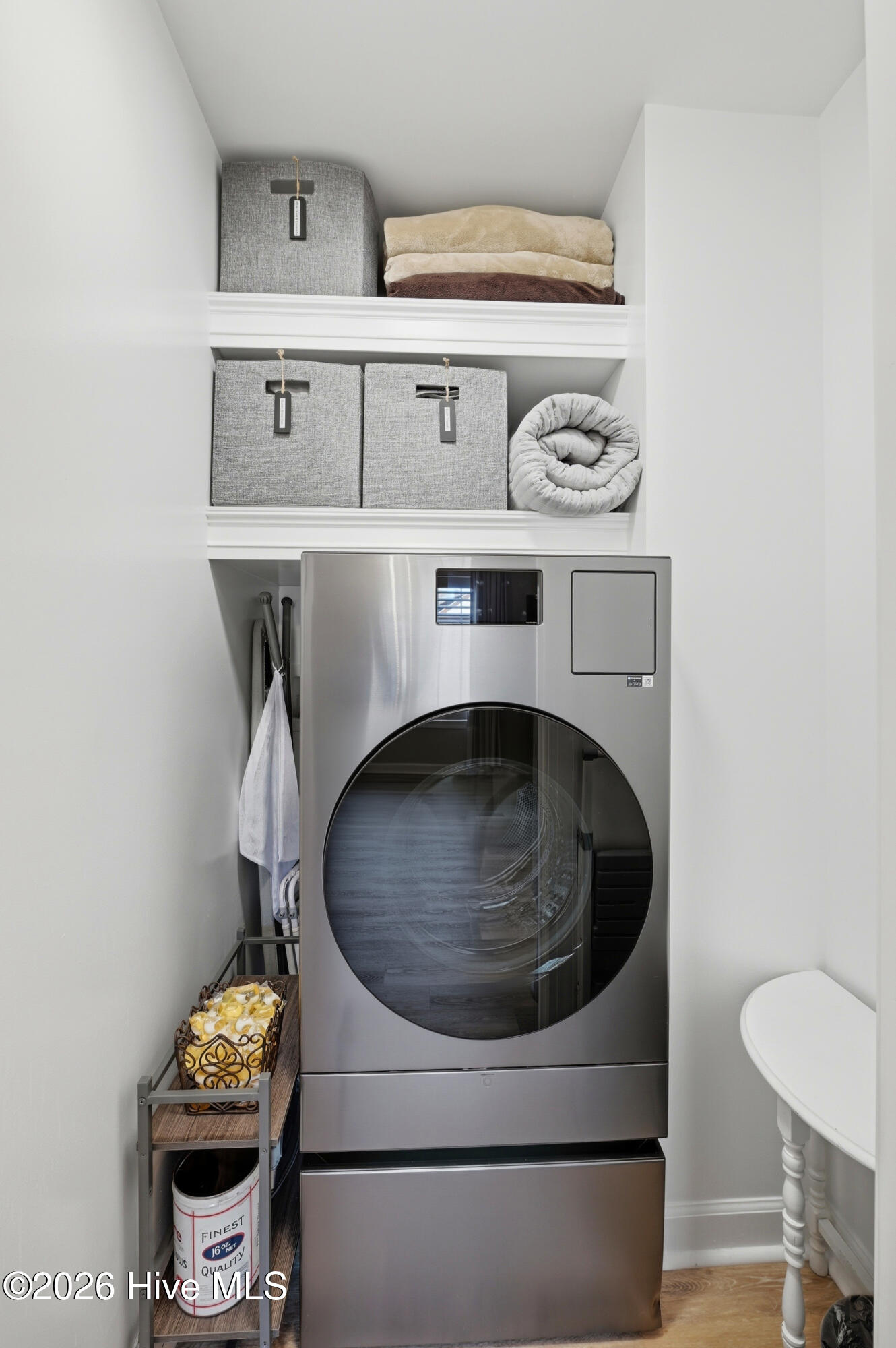 824 Berwyn Road Wilmington, NC 28409 - Photo 31 of 69 Bedroom 1 Closet & Laundry with the latest washer/dryer unit.