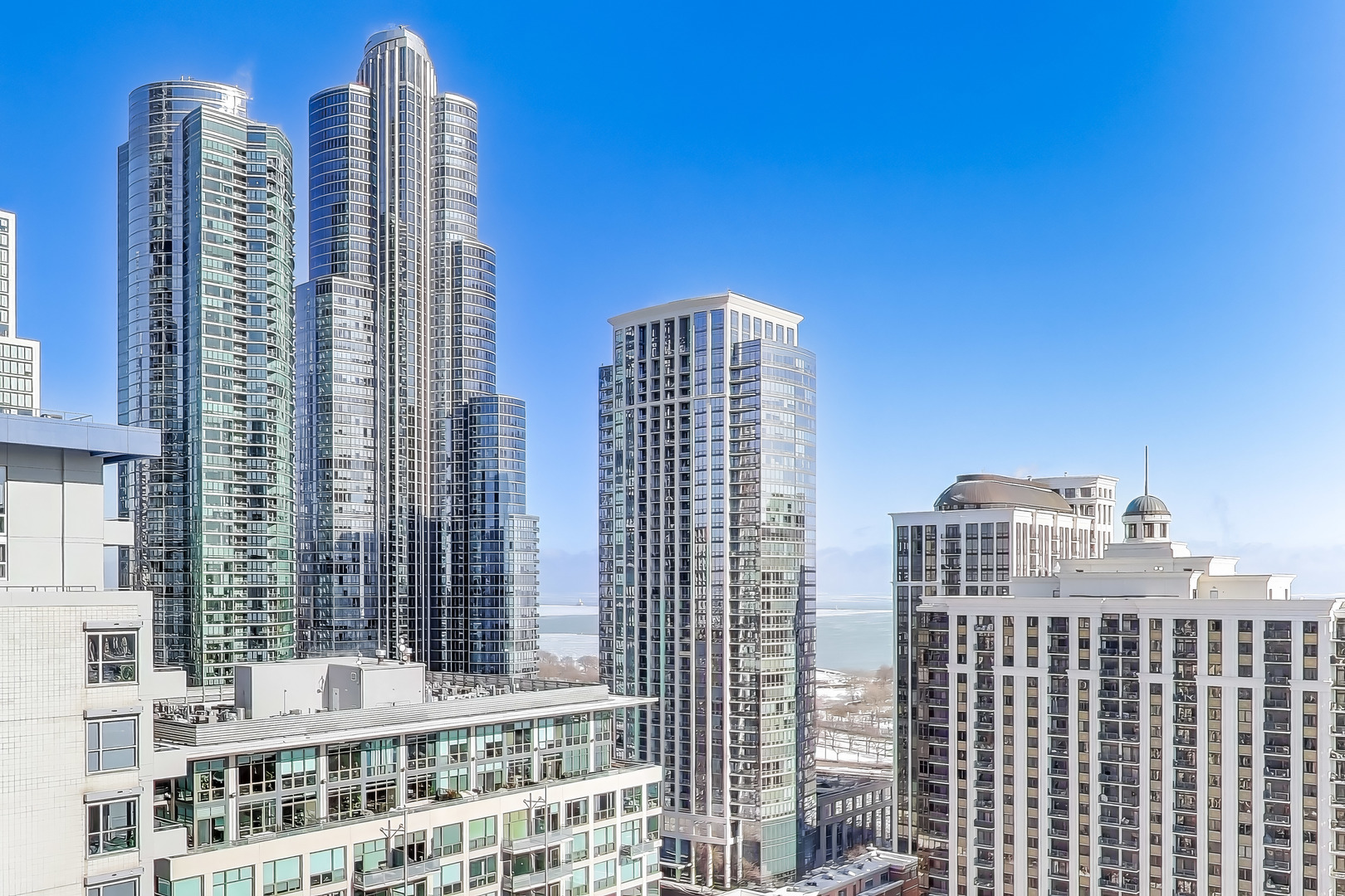 100 East 14th Street, Unit 2010 Chicago, IL 60605 - Photo 22 of 30 a view of a city with tall buildings