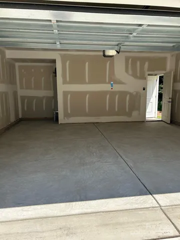 a view of a garage