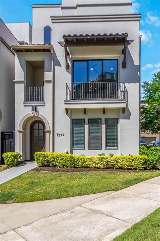 7844 Secluded Avenue Plano, TX 75024 - Photo 5 of 5 a front view of a house with a yard