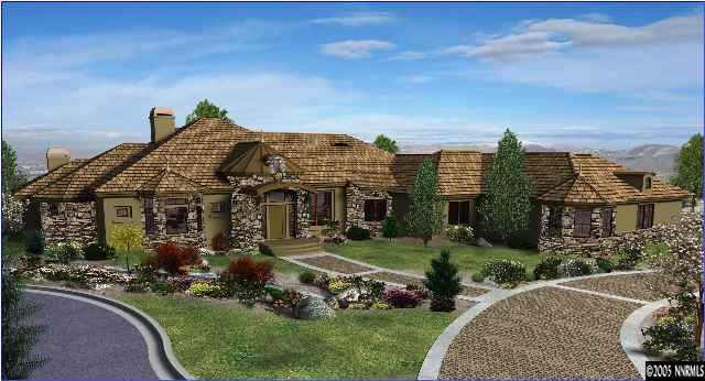 10750 Renegade Court Reno, NV 89511 - Photo 1 of 3 a front view of a house with a yard