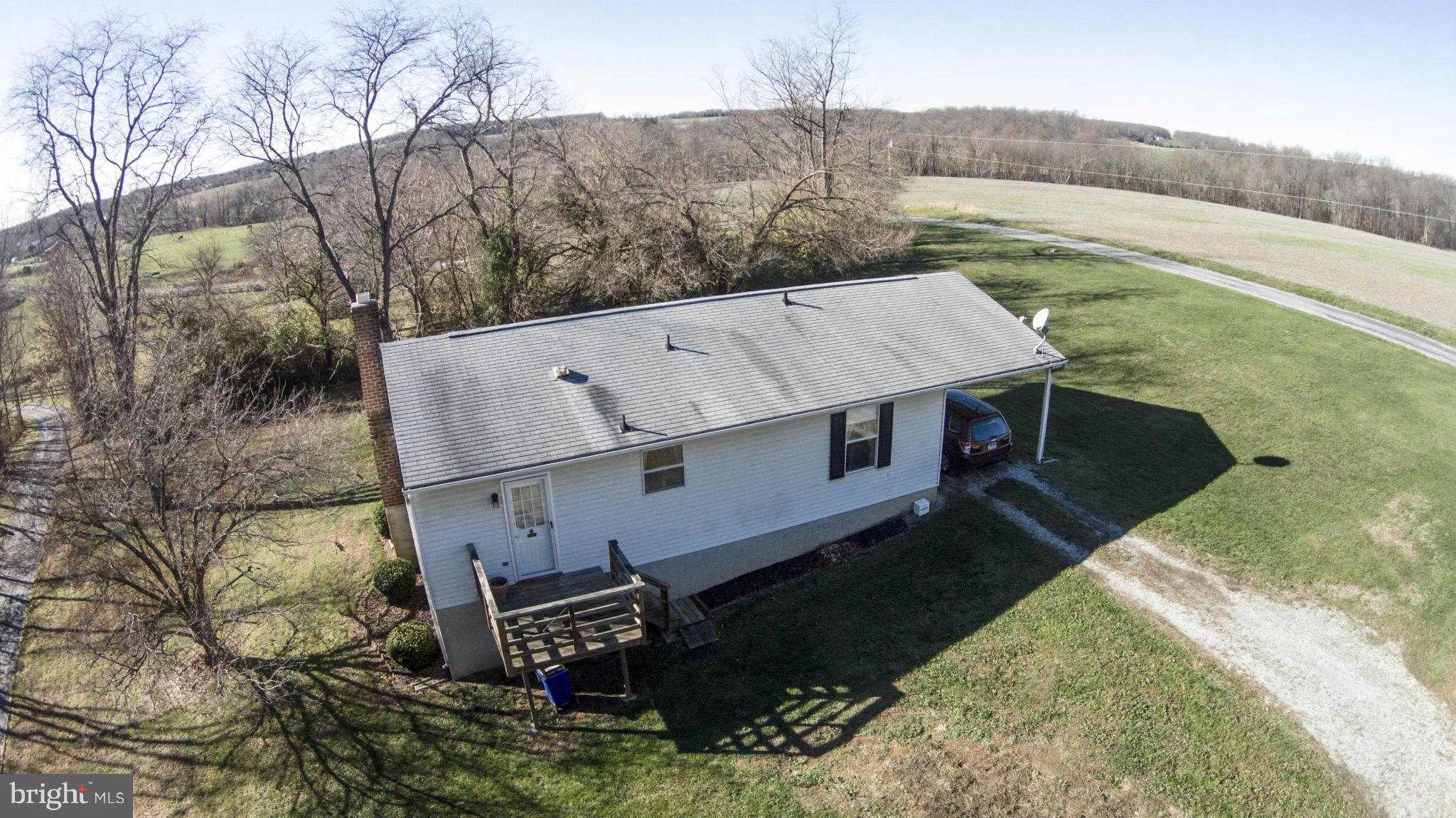 Aerial View of back deck
