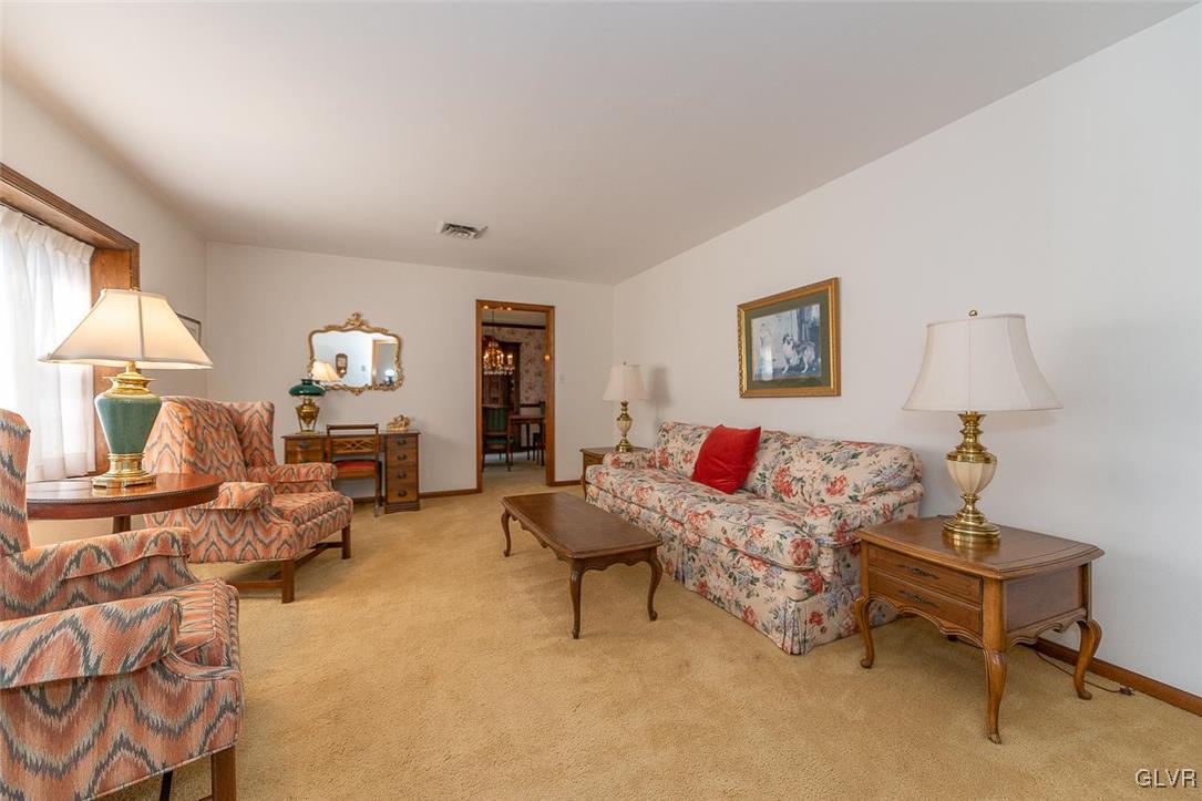 1130 Stark Road Bethlehem, PA 18017 - Photo 3 of 25 Living room with entrance to dining room.