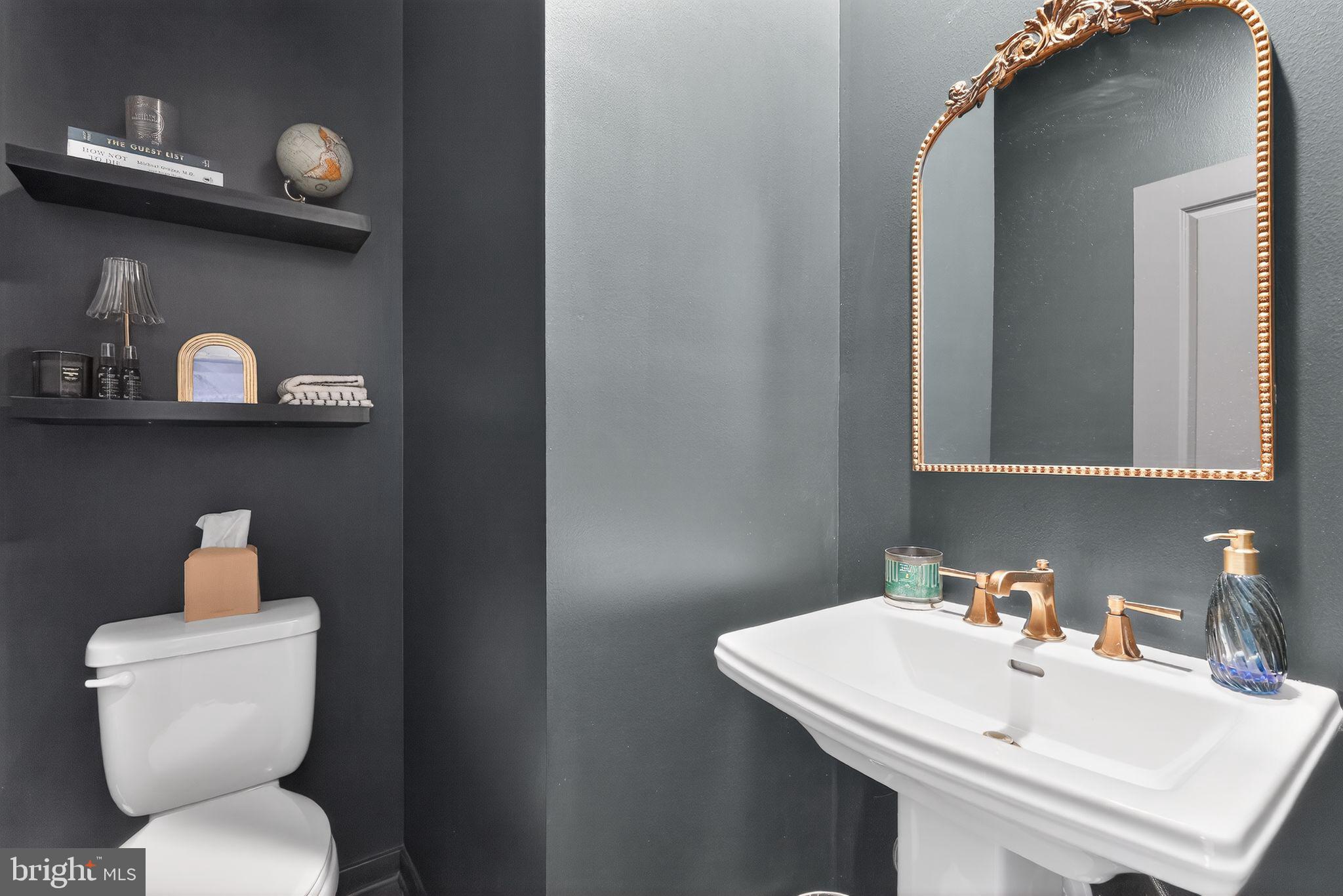 1017 Mariwill Drive Quakertown, PA 18951 - Photo 15 of 31 a bathroom with a toilet sink and mirror
