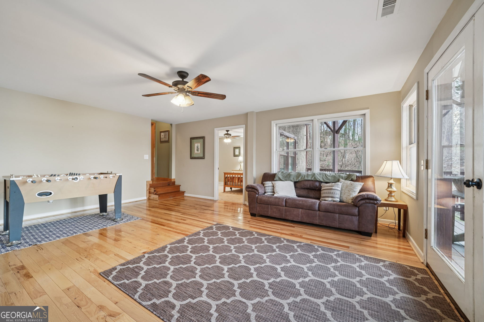 50 Eubanks Point Road Wedowee, AL 36278 - Photo 28 of 81 a living room with furniture and wooden floor