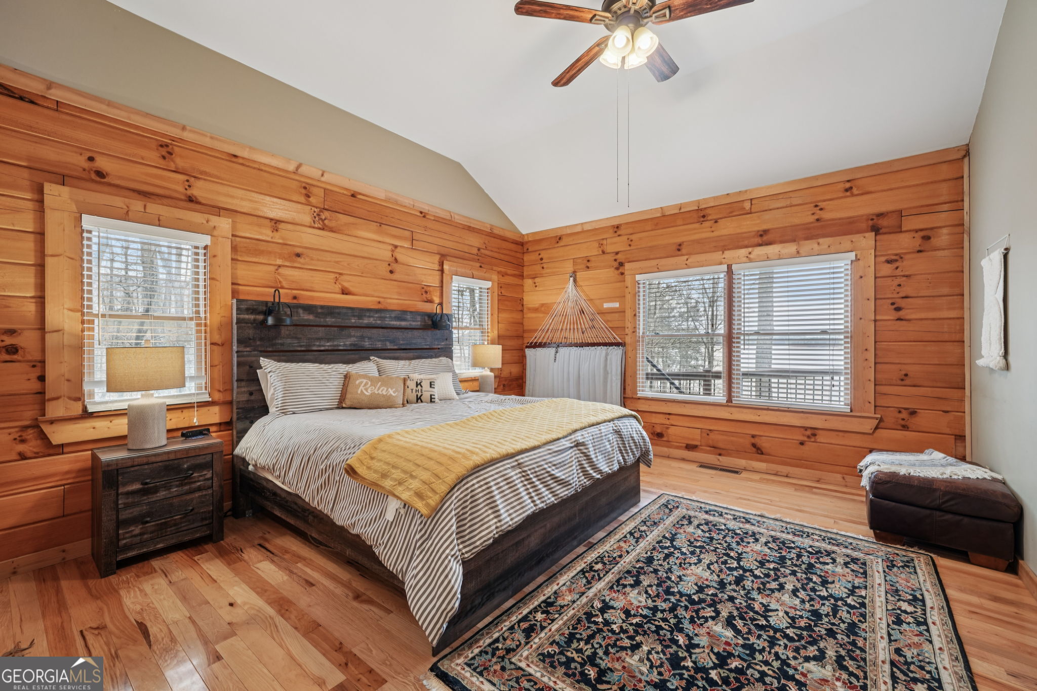 50 Eubanks Point Road Wedowee, AL 36278 - Photo 38 of 81 a bedroom with a bed and a couch