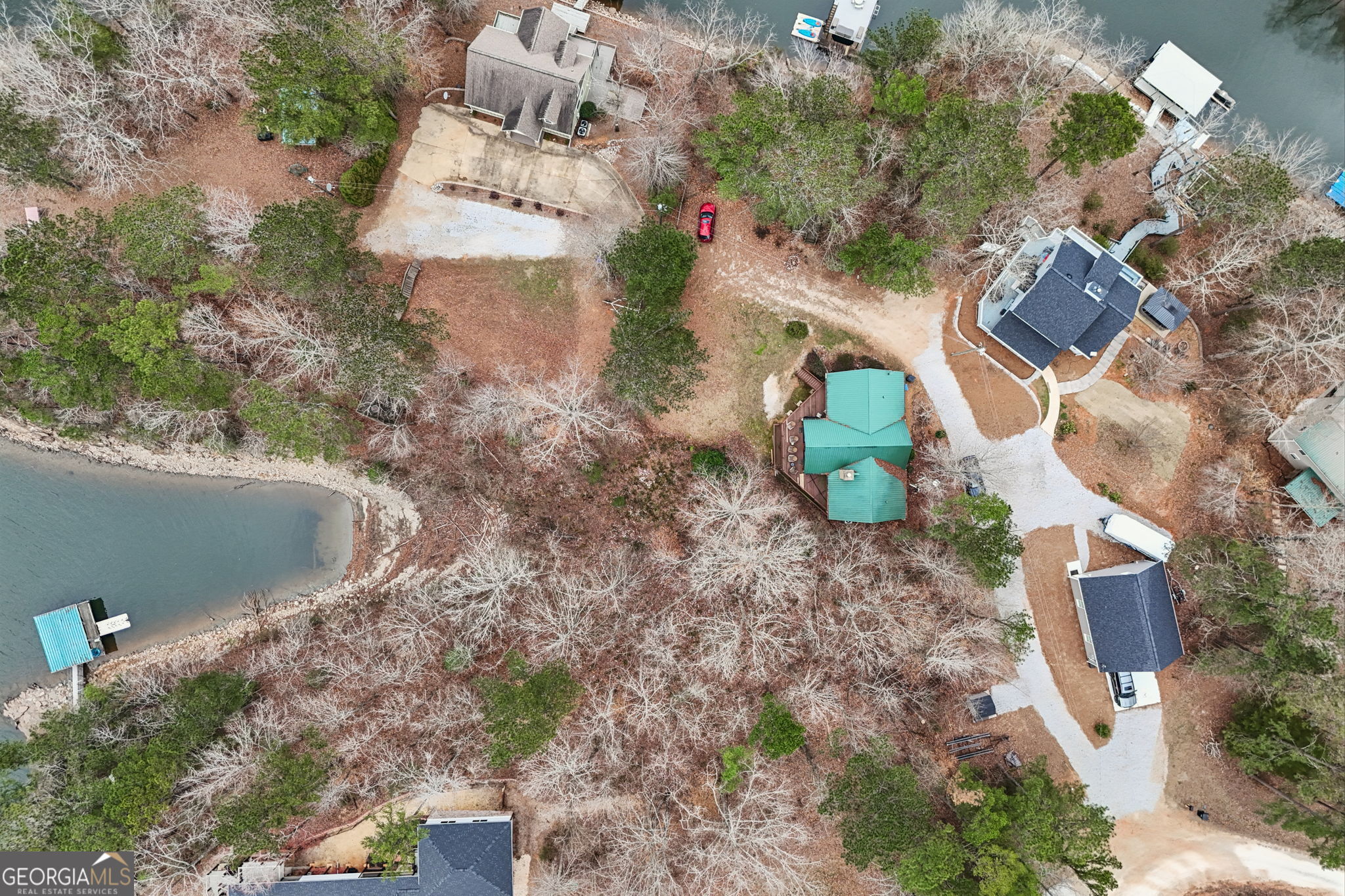 50 Eubanks Point Road Wedowee, AL 36278 - Photo 73 of 81 an aerial view of a house with outdoor space