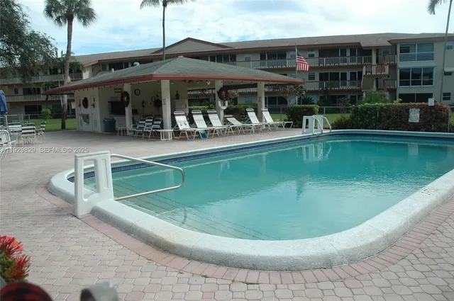 a view of a house with sitting area