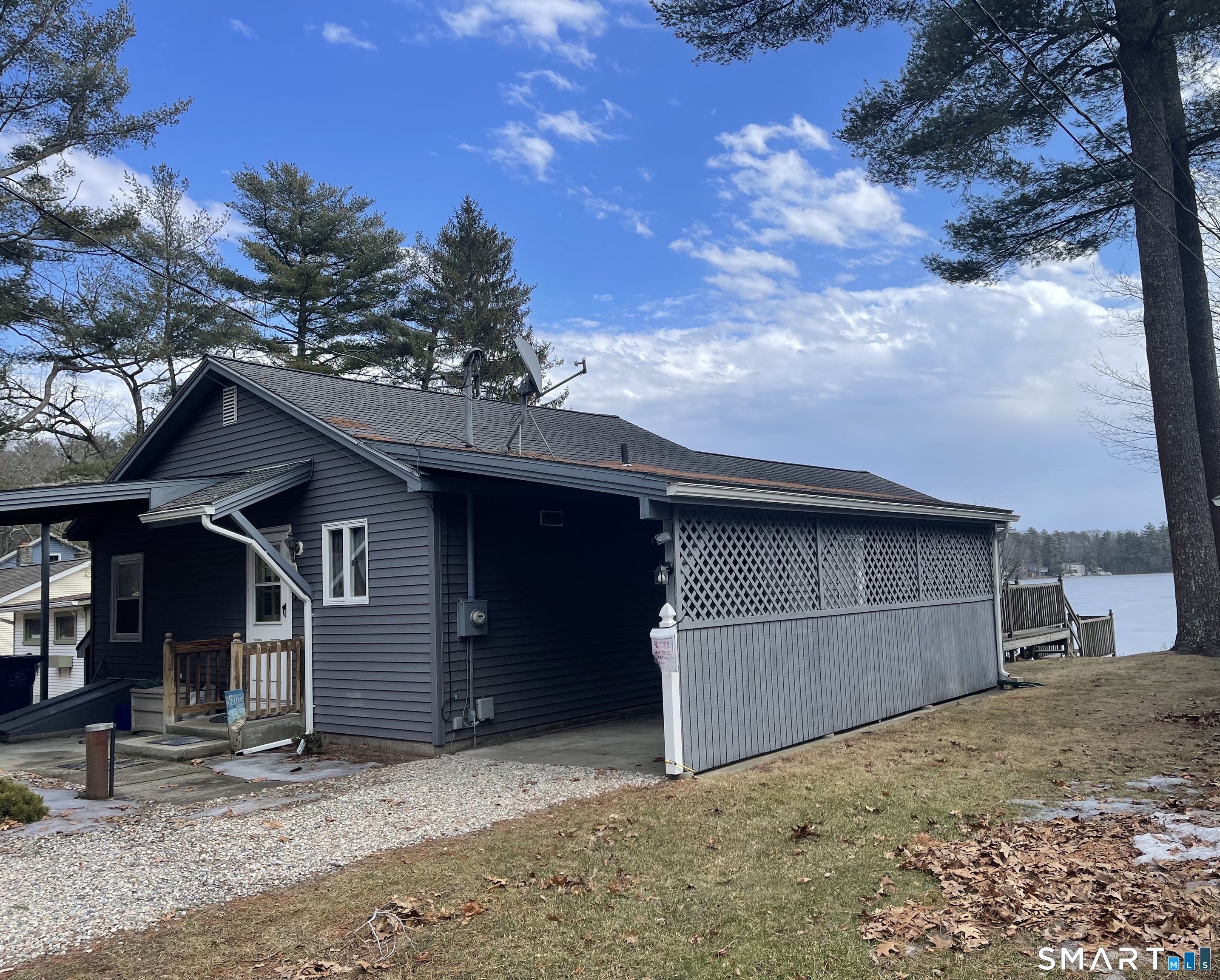 203 Pine Hollow Road Killingly, CT 06241 - Photo 5 of 14 a front view of house with yard