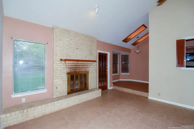 a view of livingroom with fireplace