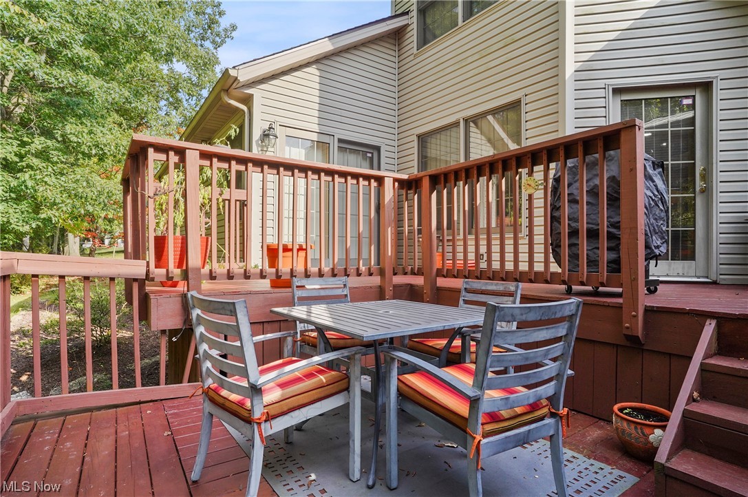693 Timbercreek Road Northfield, OH 44067 - Photo 22 of 34 View of wooden terrace