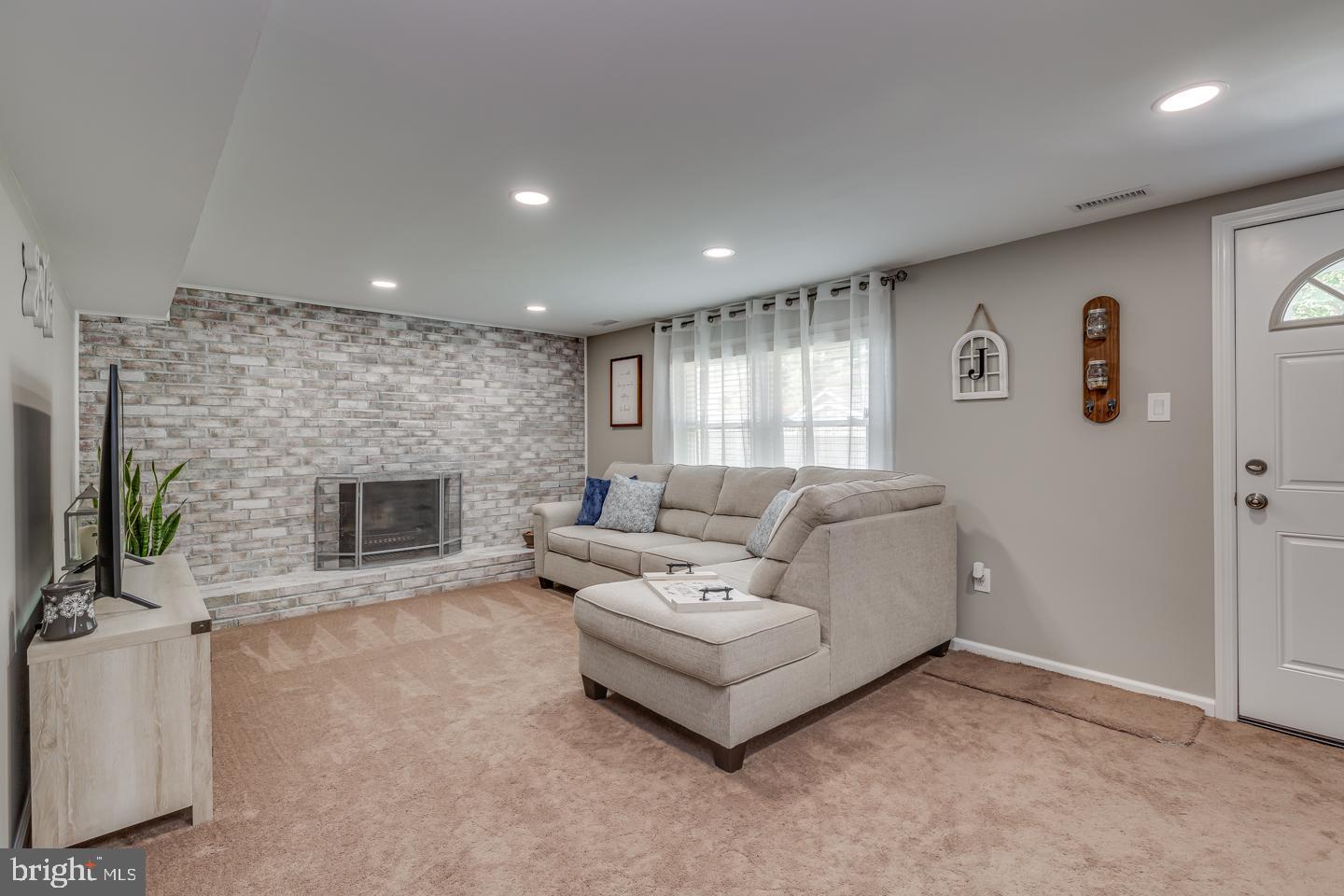 508 Deer Road Cherry Hill, NJ 08034 - Photo 10 of 22 Family Room with Wood-Buring Fireplace