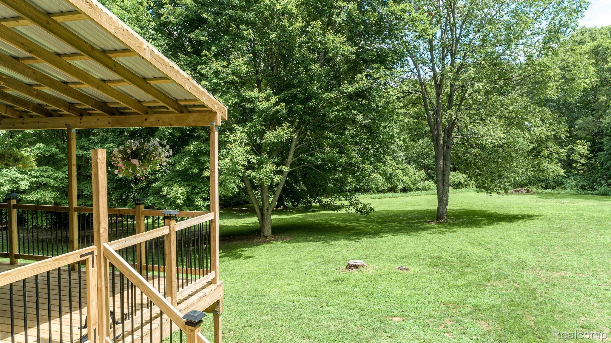 10360 Oakhurst Road Holly, MI 48442 - Photo 32 of 38 DECK AND VIEW