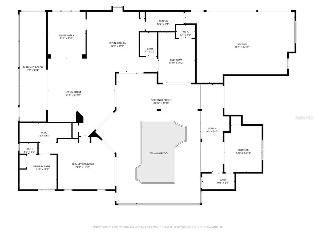 11405 Warm Wind Way Weeki Wachee, FL 34613 - Photo 46 of 46 a picture of floor plan