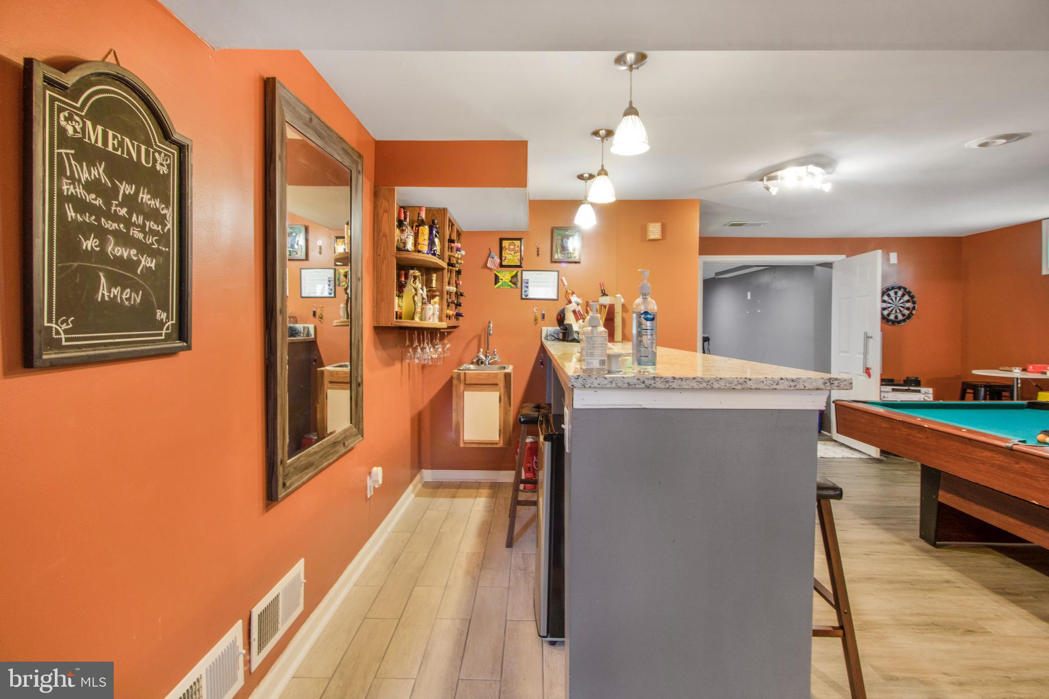 8803 Selina Road Randallstown, MD 21133 - Photo 31 of 53 Basement Bar Area