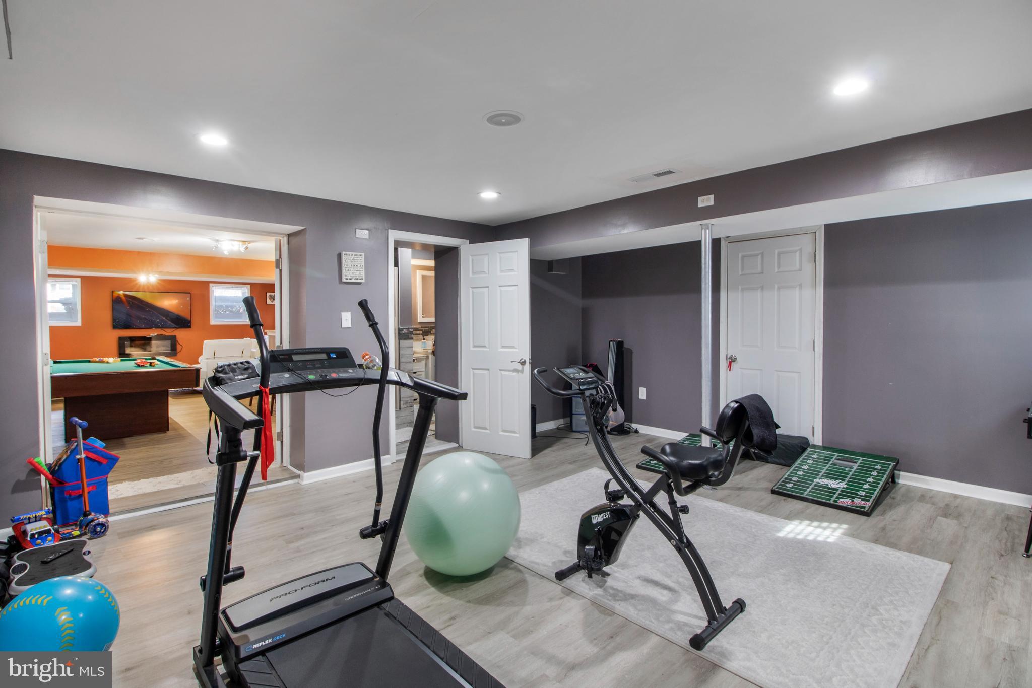8803 Selina Road Randallstown, MD 21133 - Photo 40 of 53 Basement Fitness Room / 5th Bedroom