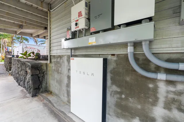 a view of a room with racks