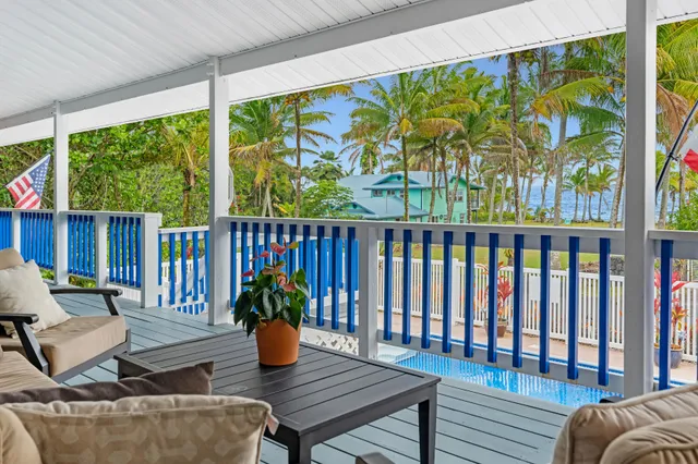 a outdoor living space with furniture and garden view