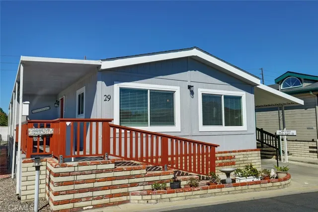 a view of a house with a porch