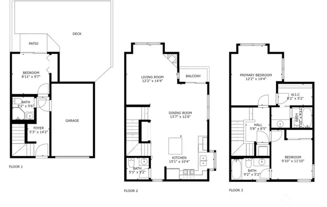 a picture of a floor plan