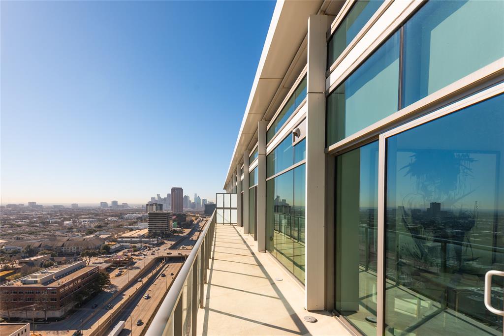 3031 Oliver Street, Unit 2007 Dallas, TX 75205 - Photo 15 of 29 a view of balcony with a floor to ceiling window