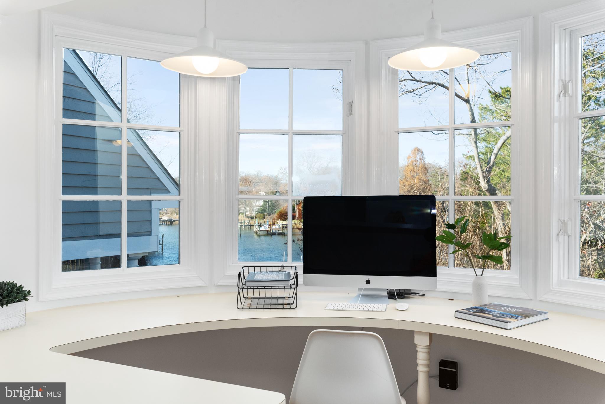 302 Holly Road Edgewater, MD 21037 - Photo 28 of 50 one of two primary suite offices; water views!