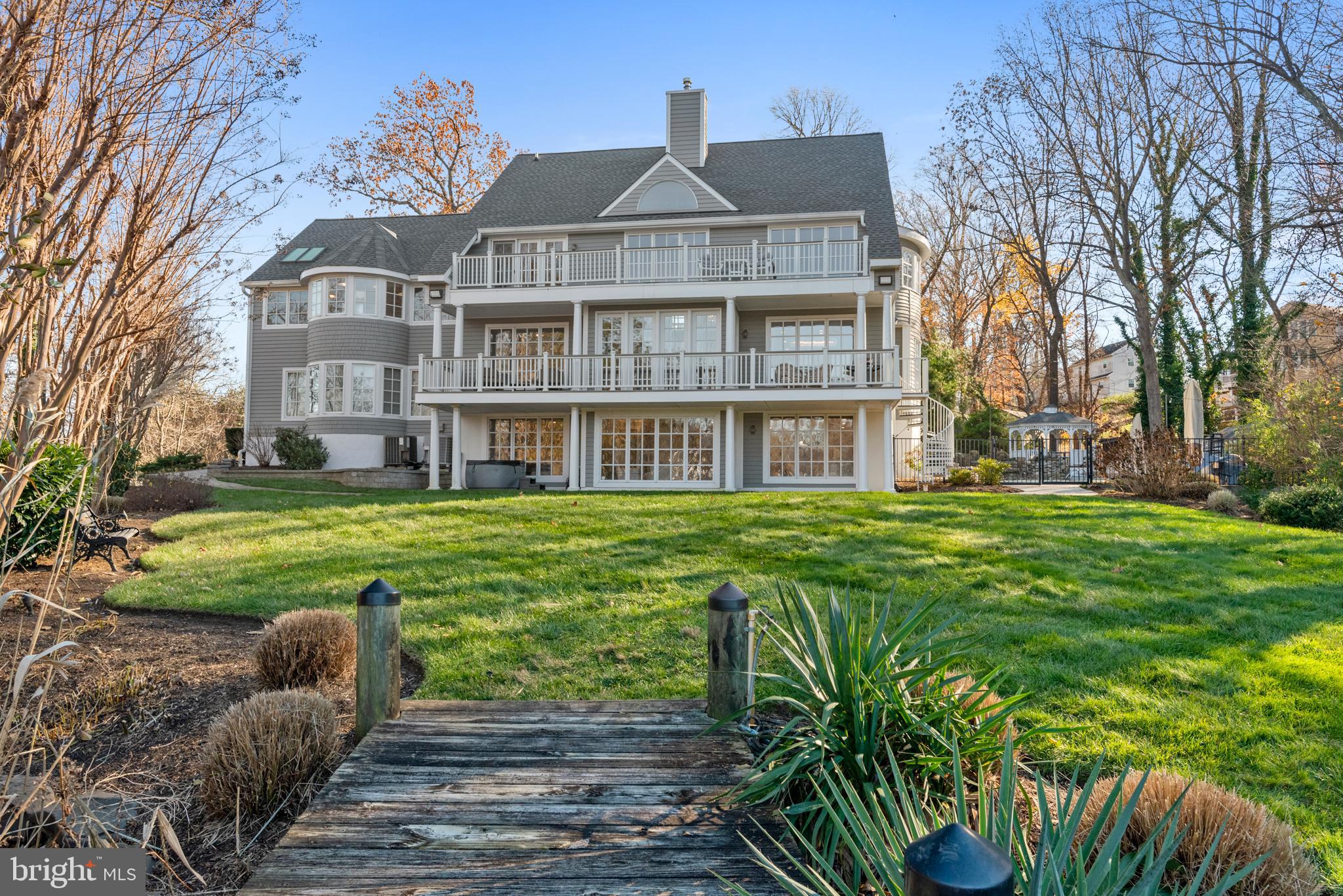302 Holly Road Edgewater, MD 21037 - Photo 38 of 50 gentle sloping lawn to the water