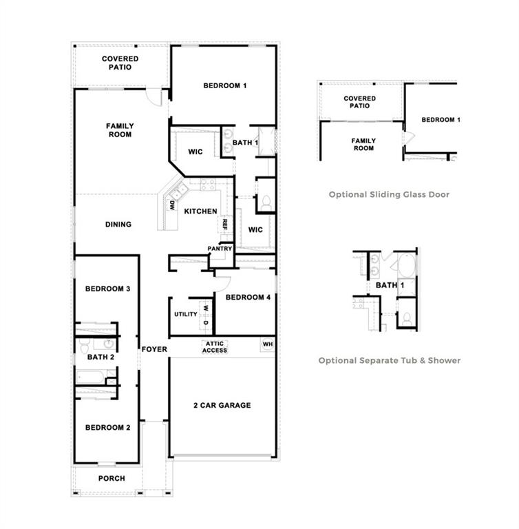 2132 Centerline Lane Georgetown, TX 78628 - Photo 30 of 30 Reagan floorplan with upgrades. Request estimated dimensions.