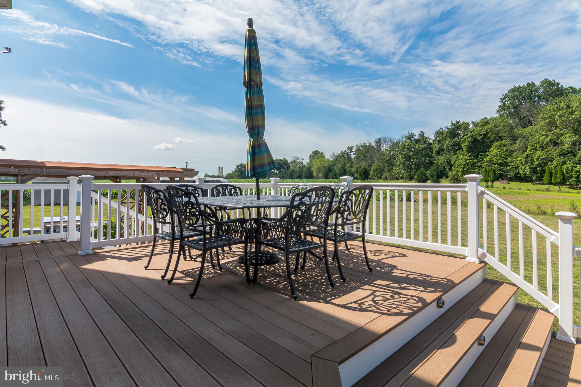 7 Laburnum Close Cookstown, NJ 08511 - Photo 44 of 48 Trex Deck in backyard