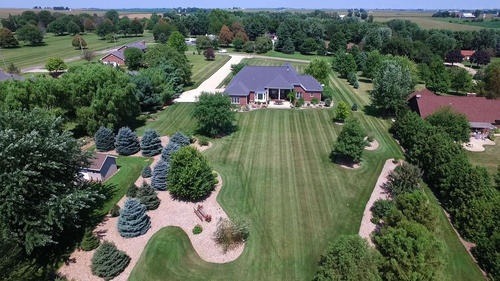 6 North 42nd Road Mendota, IL 61342 - Photo 24 of 25 an aerial view of residential houses with outdoor space and street view