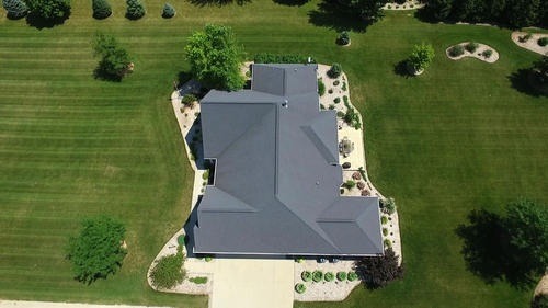 6 North 42nd Road Mendota, IL 61342 - Photo 25 of 25 an aerial view of a house with a yard