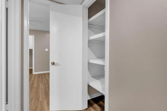 a view of walk in closet