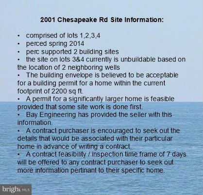2001 Chesapeake Road Annapolis, MD 21409 - Photo 26 of 30 Site Information