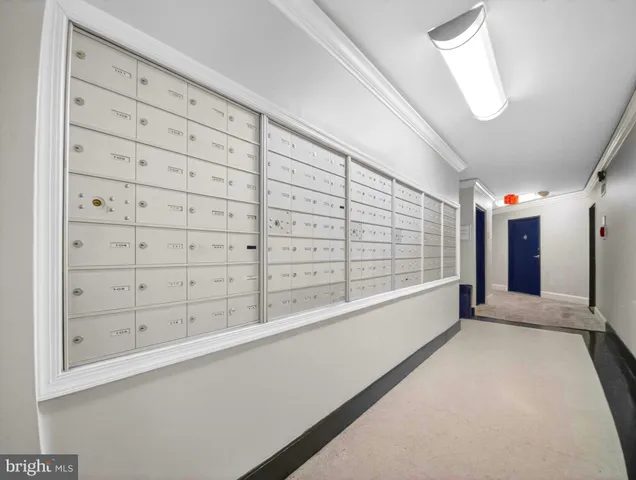 a view of roof deck with seating space