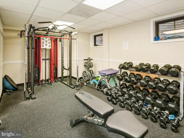 a view of a terrace with seating area