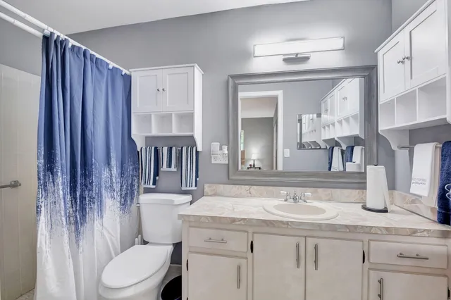 a room with gym equipment