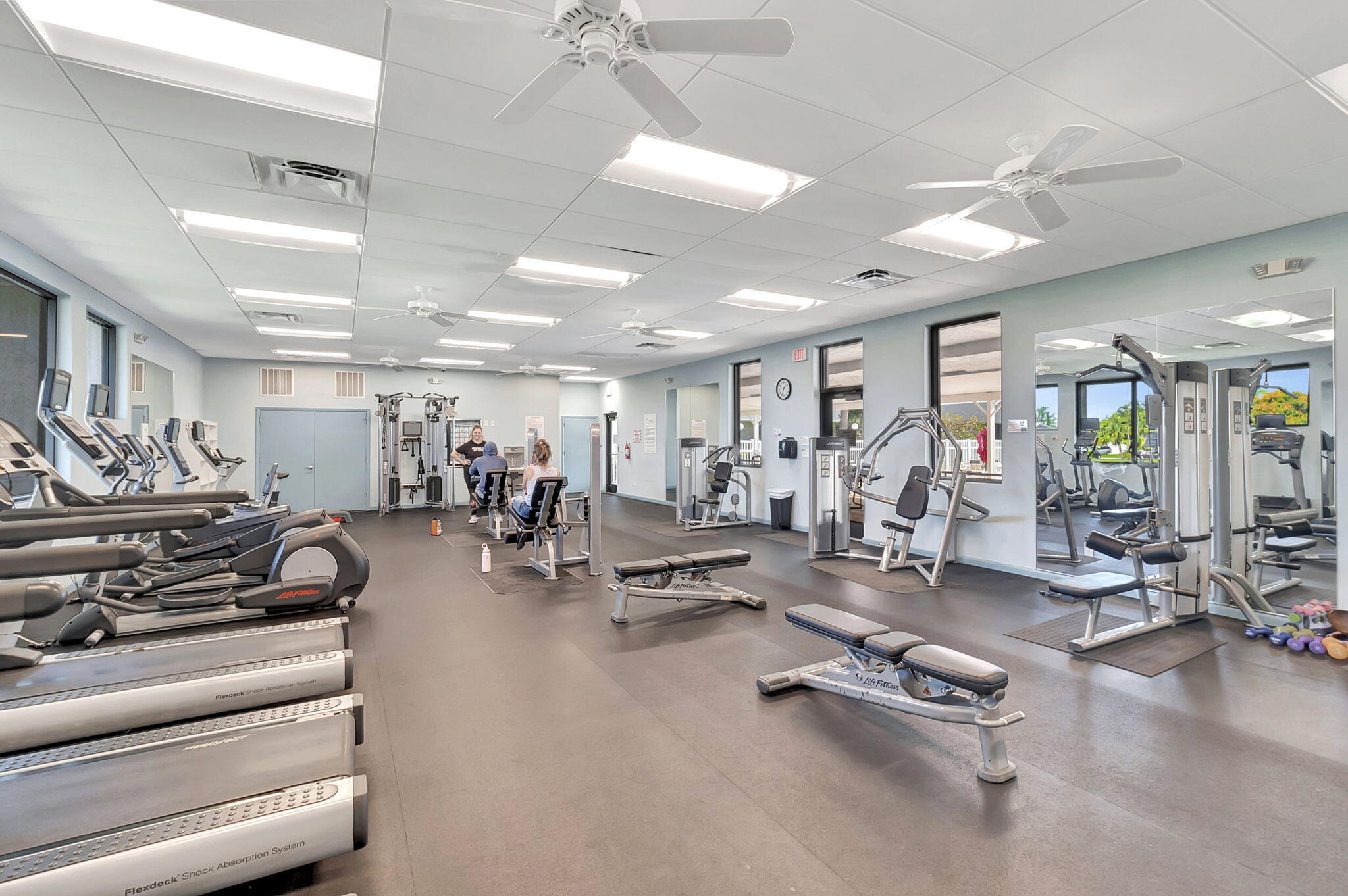 6078 Dusenburg Road Delray Beach, FL 33484 - Photo 35 of 78 a view of a room with gym equipment