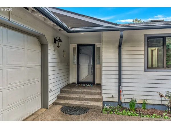a view of a entrance door of the house