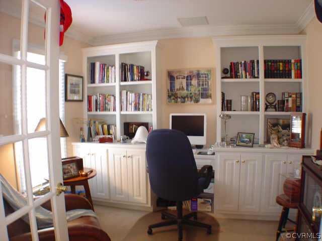 14401 Newgate Road Midlothian, VA 23113 - Photo 9 of 10 a view of a workspace with furniture and a window