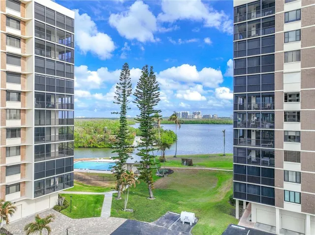 a view of a city with an ocean