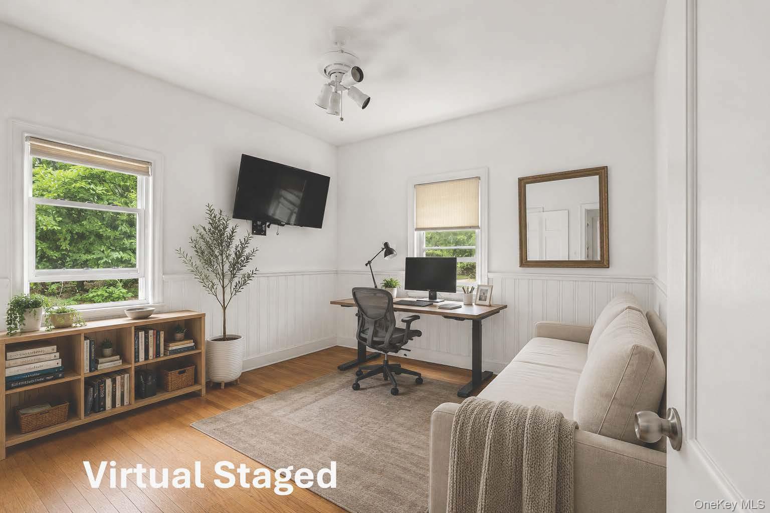 131 Red Creek Road Hampton Bays, NY 11946 - Photo 17 of 35 Office / Bedroom - virtually staged