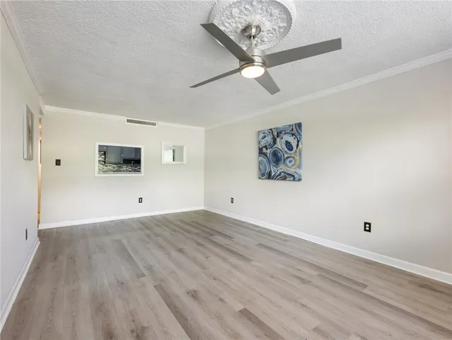 wooden floor in an empty room