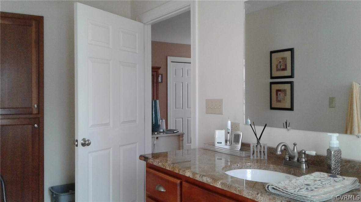 1863 Buffalo Road Dillwyn, VA 23936 - Photo 13 of 27 a bathroom with sink granite and a vanity