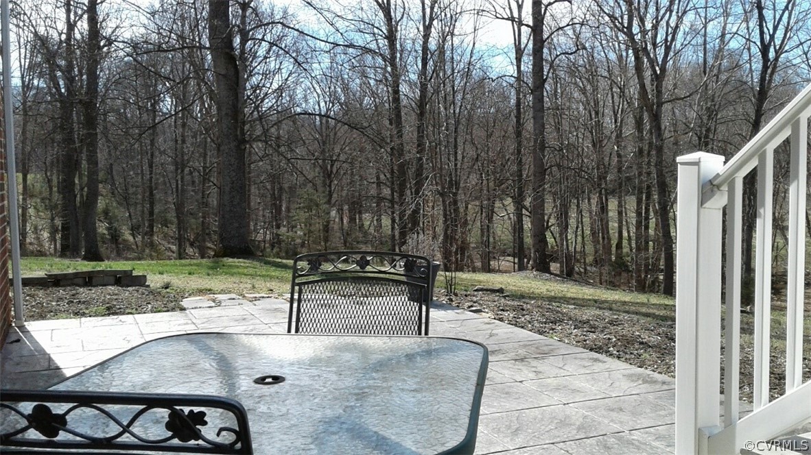 1863 Buffalo Road Dillwyn, VA 23936 - Photo 21 of 27 a view of a bench in the patio
