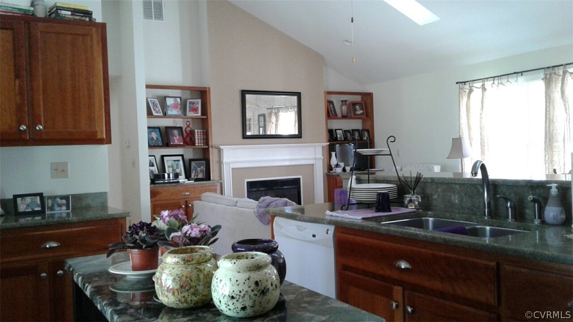 1863 Buffalo Road Dillwyn, VA 23936 - Photo 4 of 27 a living room with furniture and a fireplace